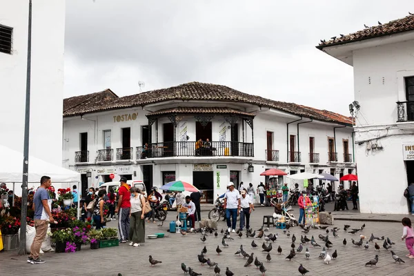 Popayan Colombia Mayo 2022 Hermosa Esquina Centro Ciudad Popayán Junto —  Fotos de Stock