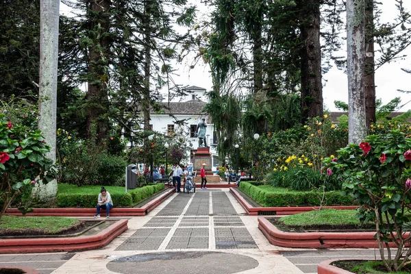 Popayan Colombia Mayis 2022 Popayan Şehir Merkezindeki Tarihi Caldas Meydanı — Stok fotoğraf
