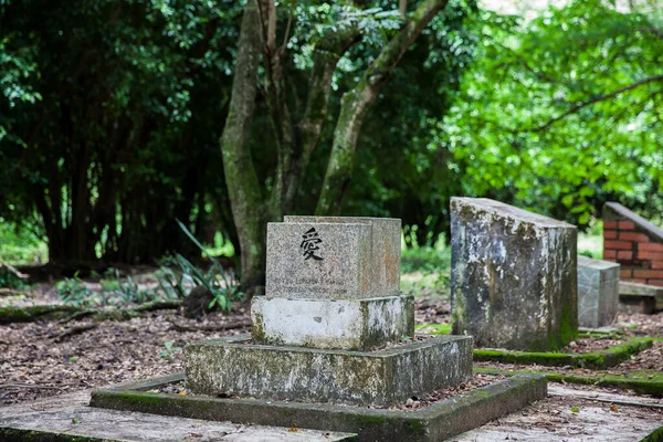コロンビアのアルメロ 2022年5月 1985年のネバド ルイス火山によるアルメロの悲劇の後 故人の親族の記憶に建てられた象徴的な墓 — ストック写真