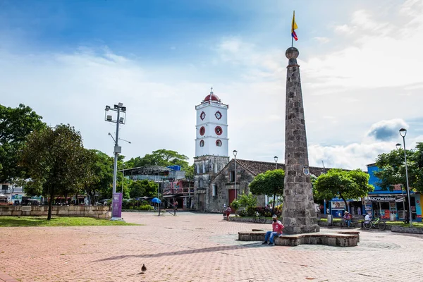 Mariquita Colombia May 2022 Jose Celestino Mutis Square Bell Tower — стокове фото