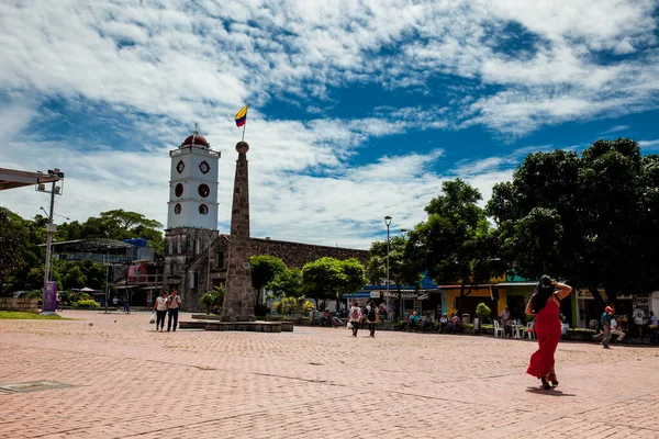 Mariquita Colombia May 2022 Jose Celestino Mutis Square San Sebastian — Stok fotoğraf
