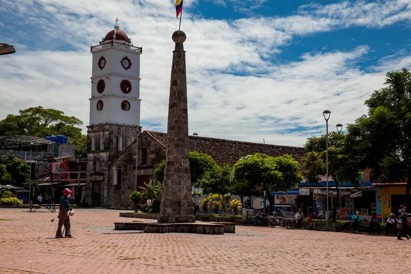 Mariquita Colombia May 2022 Jose Celestino Mutis Square San Sebastian — 스톡 사진