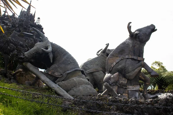 Manizales Colombia May 2022 Detail Monument Colonizers Created Artist Luis — Foto Stock