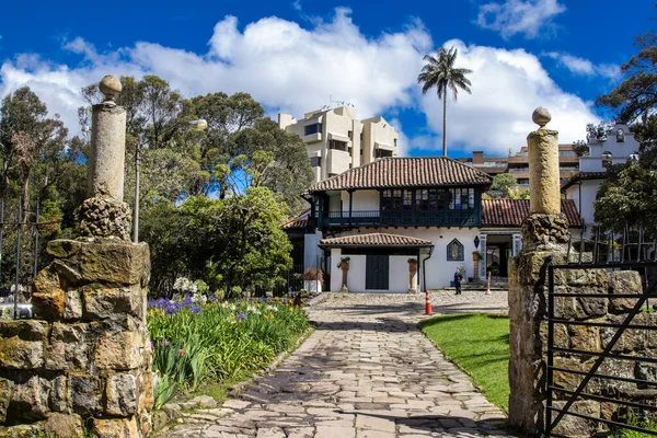 Bogota Colombia November 2020 Beautiful Historic House Chico Park Museum — Stock Photo, Image