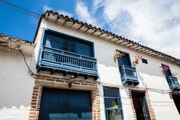 Beautiful Colonial Houses Small Town Santa Antioquia Colombia — Fotografia de Stock