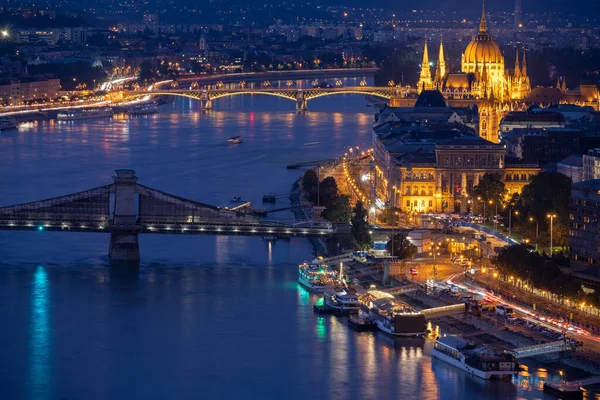 Increíble Arquitectura Budapest Atardecer Hungría — Foto de Stock