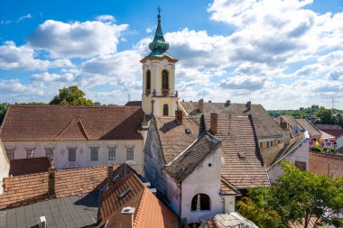 Macaristan 'ın Budapeşte yakınlarındaki Szentendre eski kentinde manzara