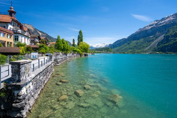 Increíble Lago Brienz Ciudad Brienz Suiza —  Fotos de Stock