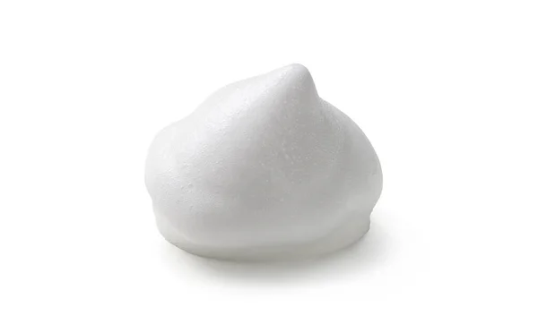White Cosmetic Foam Mousse Cleanser Shaving Foam Shampoo Isolated White — Stok fotoğraf