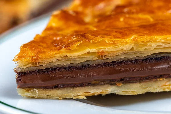 Galette des rois - gâteau feuilleté — Photo