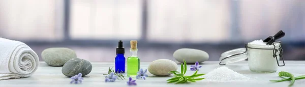 Bittersalz - Kuratmosphäre, Gesundheit und Wellness — Stockfoto