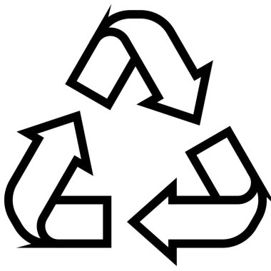 Etiket simgesini, satır biçimi illüstrasyonunu geri dönüştür