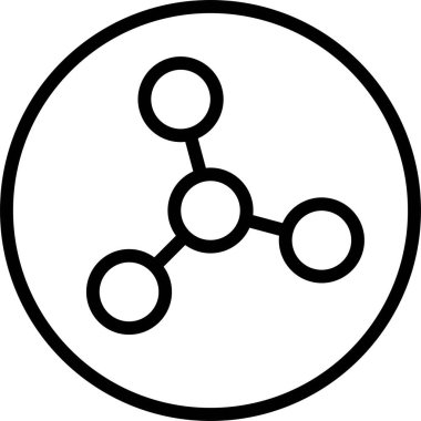 Nitratlar serbest etiket simgesi, satır biçimi illüstrasyonu