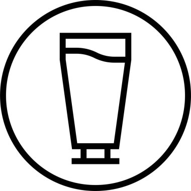 Silikonsuz etiket simgesi, satır biçimi illüstrasyonu