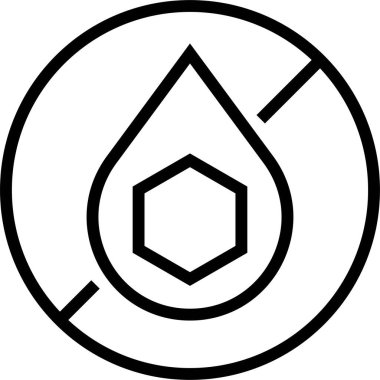 Trans yağ etiketi simgesi yok, satır biçimi illüstrasyonu