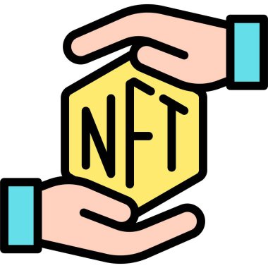 Ticari simge, ödenebilir olmayan sembolik vektör illüstrasyonu