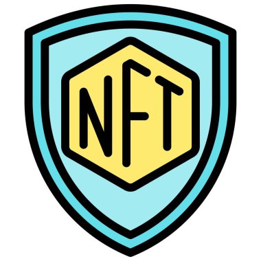 Güvenlik simgesi simgesi, ödenebilir olmayan vektör illüstrasyonuName