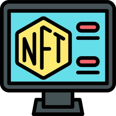 İzleme simgesi, ödenebilir olmayan sembolik vektör illüstrasyonu