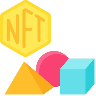 Fiziksel nesne simgesi, ödenebilir olmayan vektör illüstrasyonuName