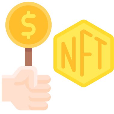 Teklif simgesi, ödenebilir olmayan sembolik vektör illüstrasyonu