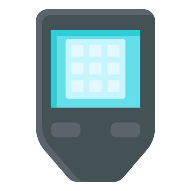 Donanım cüzdanı simgesi, ödenebilir olmayan vektör illüstrasyonuName