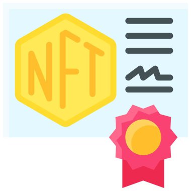 Sahiplik sertifikası, ödenebilir olmayan sembolik vektör illüstrasyonu