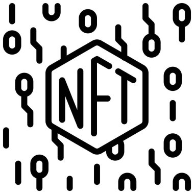 Nane simgesi, ödenebilir olmayan sembolik vektör illüstrasyonu