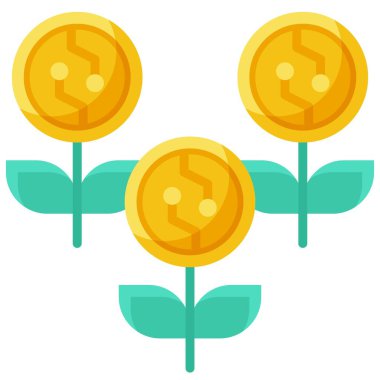 Tarımla ilgili ikon, yerel mali vektör illüstrasyonuName