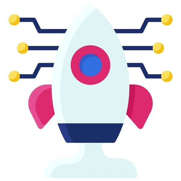 Icono Del Launchpad Ilustración Vectorial Relacionada Con Finanzas Descentralizadas — Vector de stock
