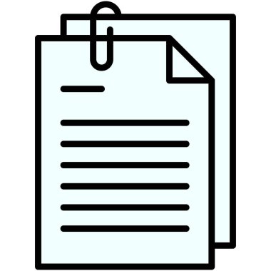 Beyaz kağıt simgesi, engelleme teknolojisiyle ilgili vektör illüstrasyonu