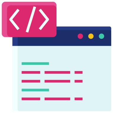 Kodlama simgesi, Engelleme teknolojisi ilgili vektör çizimi