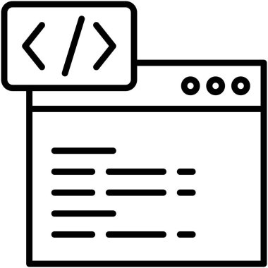 Kodlama simgesi, Engelleme teknolojisi ilgili vektör çizimi