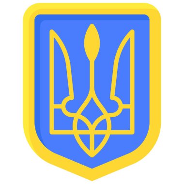 Ukrayna ikonu, Ukrayna ve Ukraynalıların arması ilgili vektör illüstrasyonları