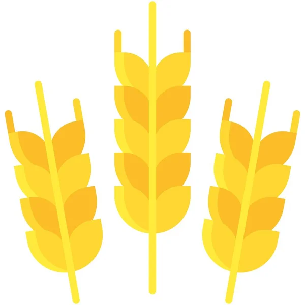 小麦のアイコン ウクライナとウクライナの関連ベクトルイラスト — ストックベクタ