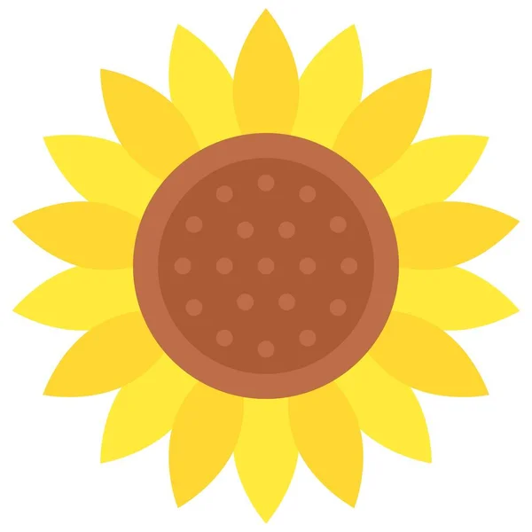 Ukraine Sonnenblumen Symbol Ukraine Und Ukrainer Verwandte Vektorillustration — Stockvektor