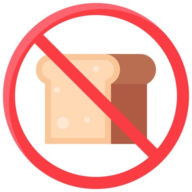 Mayasız ekmek simgesi, Hamursuz Bayramı veya Pesach ile ilgili vektör illüstrasyonu