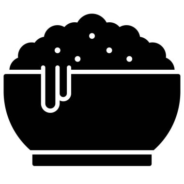 Karakoset simgesi, Hamursuz Bayramı veya Pesach ile ilgili vektör illüstrasyonu