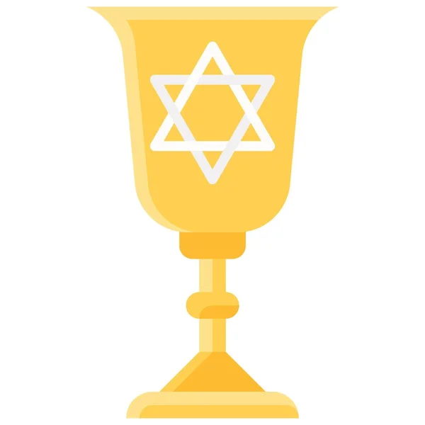 Εικόνα Κύπελλο Grail Kiddush Passover Pesach Σχετική Διανυσματική Απεικόνιση — Διανυσματικό Αρχείο