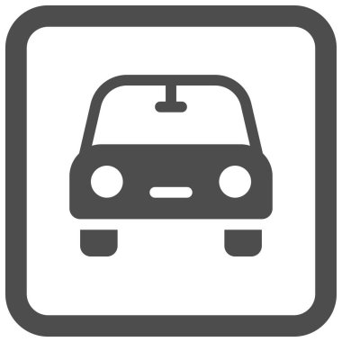 Araba işareti simgesi, uyarı işareti çizimi