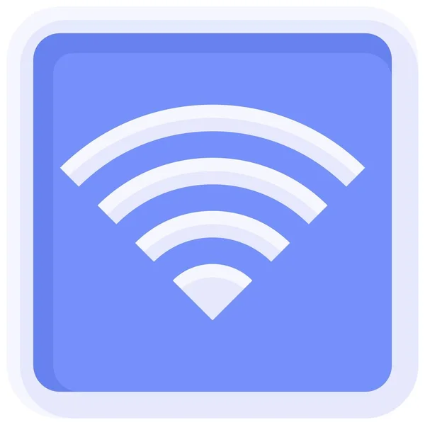 Illustration Vectorielle Signal Wifi Sans Fil Signe Symbole — Image vectorielle