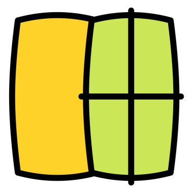 Pamonha ikonu, geleneksel Brezilya yemek vektörü çizimi