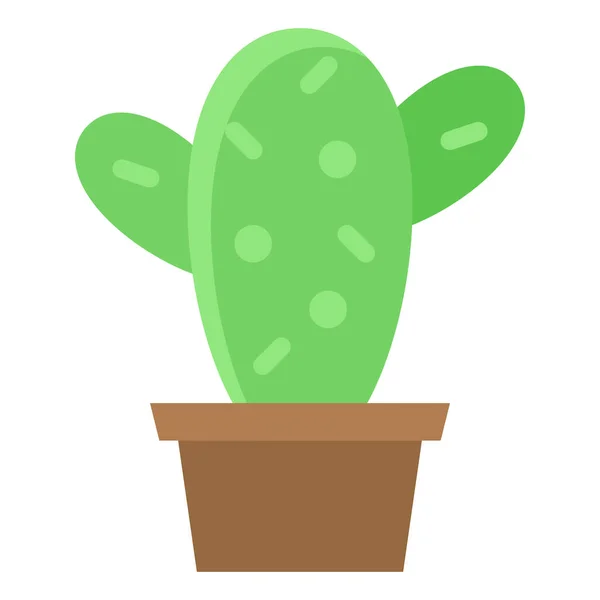 Icono Cactus Ilustración Vectorial Relacionada Con Festa Junina — Vector de stock