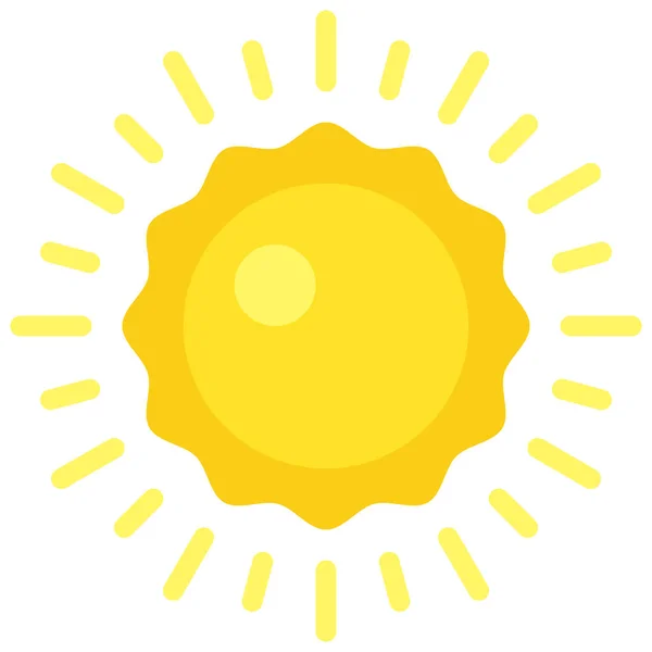 Sun Icon Festa Junina Related Vector Illustration — 스톡 벡터