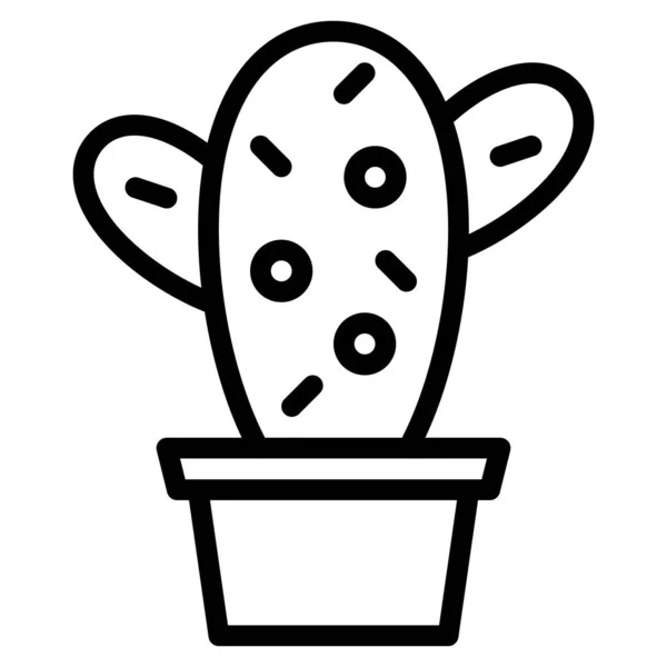 Icono Cactus Ilustración Vectorial Relacionada Con Festa Junina — Archivo Imágenes Vectoriales