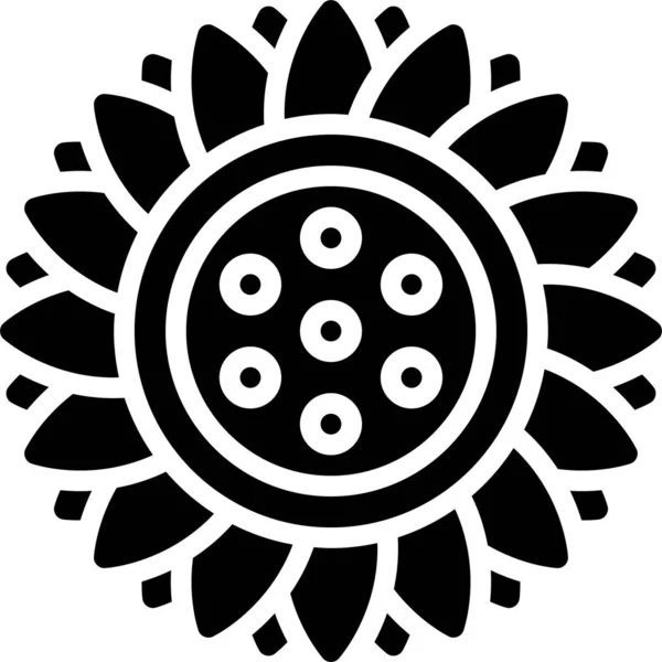 Sonnenblumen Symbol Vektor Illustration Zur Festa Junina — Stockvektor