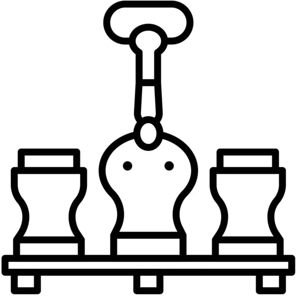 Syng Inkstand Icono Ilustración Vectorial Relacionada Con Julio — Vector de stock