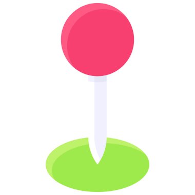 Pin icon, location map and navigation vector illustration