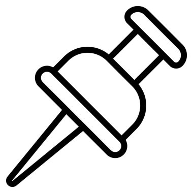 Pushpin icon, location map and navigation vector illustration