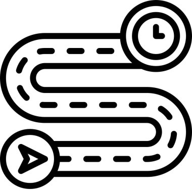 Route planner icon, location map and navigation vector illustration