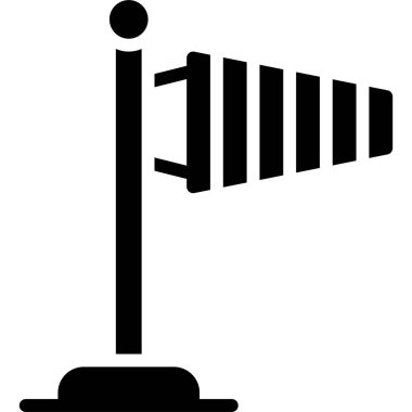 Wind direction sign icon, location map and navigation vector illustration